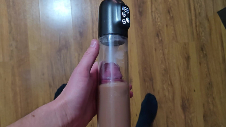 Fap_man93: Bara ett ögonblick efter en intensiv orgasm en penis vakuumpump full...