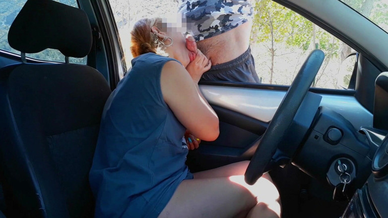 LadyRoma: Ich gebe einem fremden einen blowjob auf dem parkplatz im...