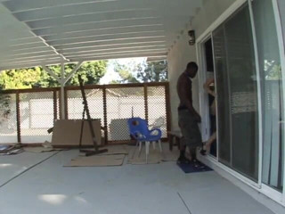 First Black Sexperience: Brunette with a big round ass gets pounded by a...