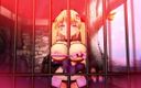 Velvixian 3D: Shiko-gefängnis in einem käfig necken