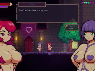 Porny Games: Scarlet Maiden (oleh otterside games) - biarawati semok di ruang bawah tanah #1