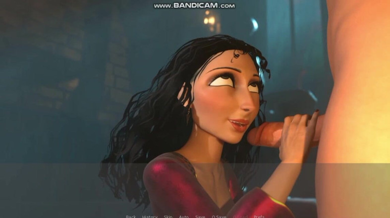 Divide XXX: 3D NSFW удовлетворяет мамочку Gothel