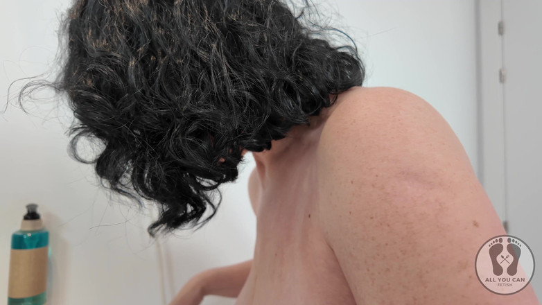 All You Can Fetish: Diş hijyenci rutin ağız fetişi üstsüz yakın çekimler