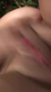 A brunette alone in the room, she plays with her anus with a dildo waiting for the cocks that make her enjoy it.