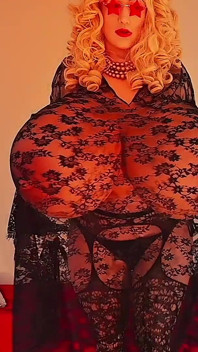 흑인 레이스 로브 Z 컵 Vixen의 은신처