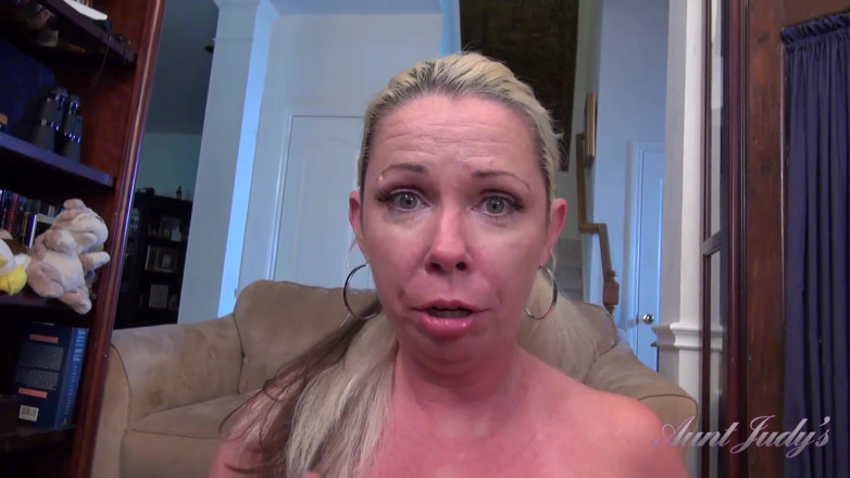 Aunt Judy's: Your Hairy MILF Stepmom Liz Sucks Your Cock (pov)