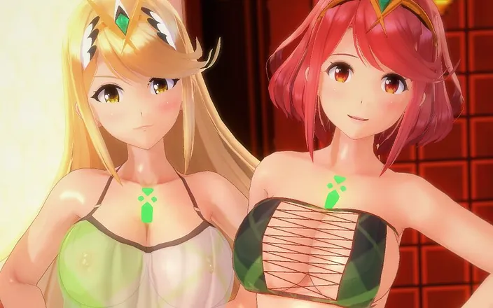 Bond Sheet: Pyra and Mythra Shine Some Rims Sparkingly Clean with Their...