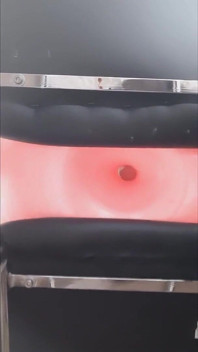 Exercise donut ball pumped