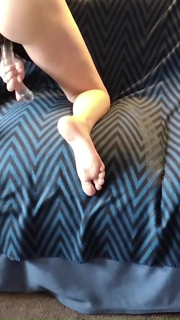 Toying My Pussy with My Purple Dildo (260510f) (Couple4bdsm)