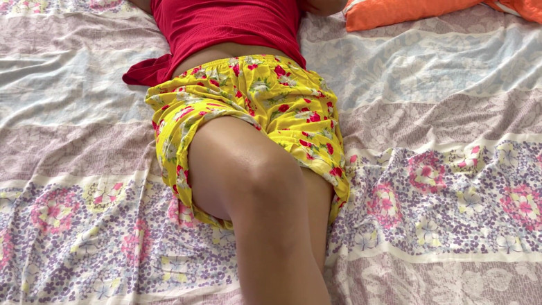 Aathiyaa: Teen Asian Girl Showing off Her Pink Beautiful Pussy