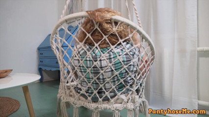 Pantyhose me porn videos: Older Babe Marta Has Fun in Her Swing with Sex...