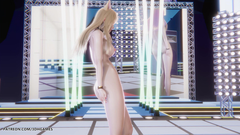 3D-Hentai Games: I Ren - Butt - Ahri Sexy Nahý tanec