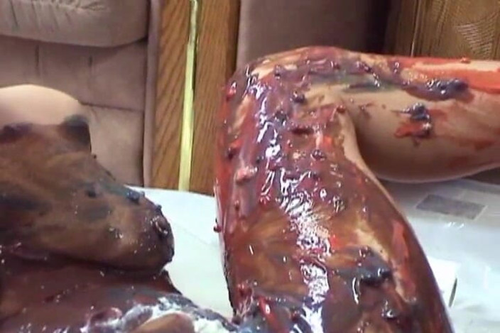 Radical: homemade messy porn - painted body porn