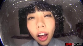 Face-lick Idol POV - Yua Nanami Smears Her Tongue Against the Lens, Thick Spit Trailing as She Pins You in Place with Her Eyes