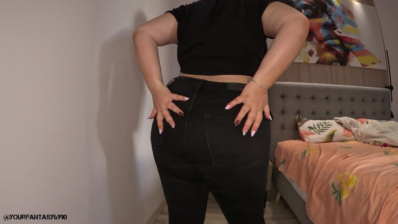 Your fantasy studio: タイトなブラックジーンズでおなら