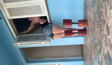 Lucas Neitan: Si rambut coklat Brazil panas memberikan saya blowjob di Tingkap...