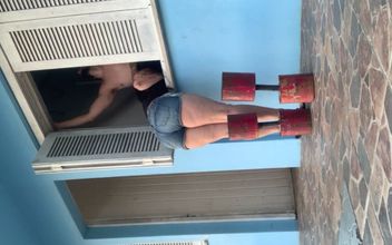 Hot Brazilian Brunette Gave Me a Blowjob at the Window on Sunday Afternoon