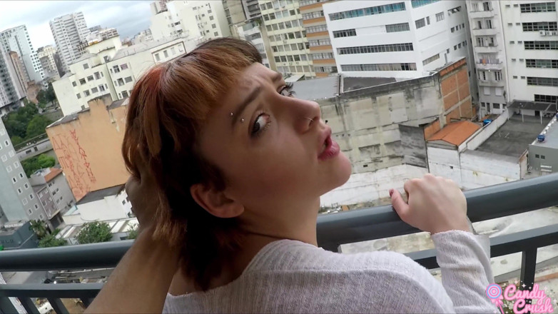 Mano Nico Official: Anal Creampie on the 10th Floor in the Center of Sao...