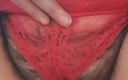 Mommy big hairy pussy: Close up Red Tanga Hairy Pussy