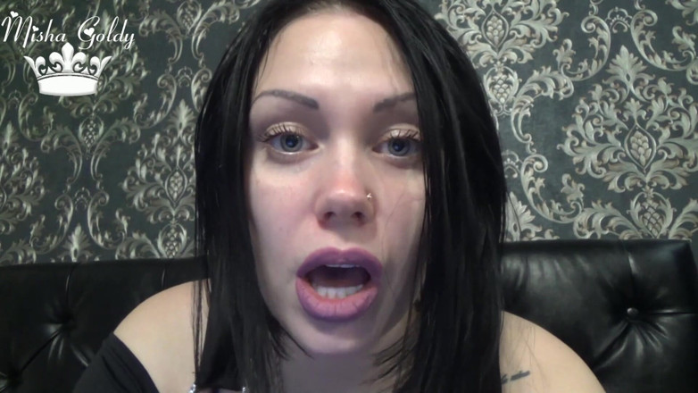 Goddess Misha Goldy: Biggest asshole but the smallest cock