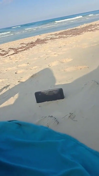 MILF Sucks Cock and Swallows Cum on the Beach POV