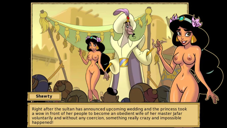 Cartoon Play: Iris quest Jasmine Aladdin part 2 - Jafar and his bitch Jasmine