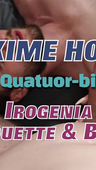 Pierwszy raz czwórka: intensywne bi doświadczenie ustalanie blow job & cum swapping