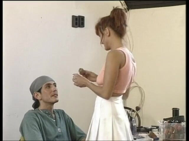 Lucky Cooch: Milf plays with this guy drawing on his face then...