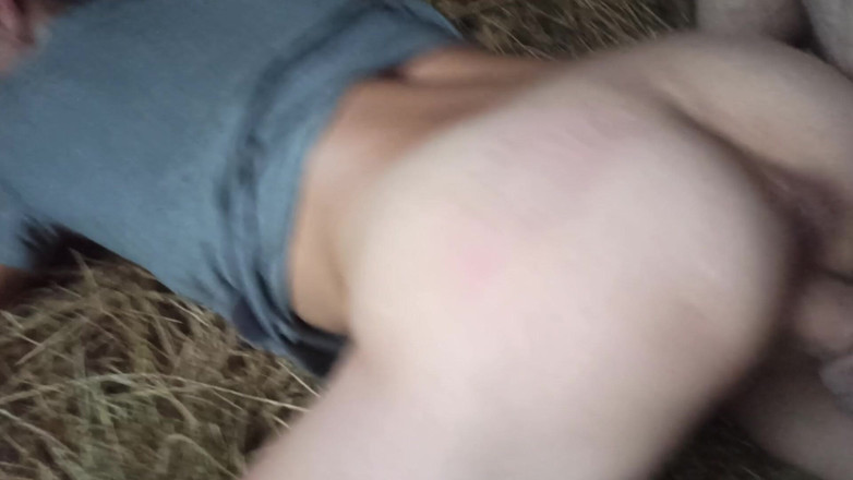 DirtyLubov: Hay Fuck with Oral Sex