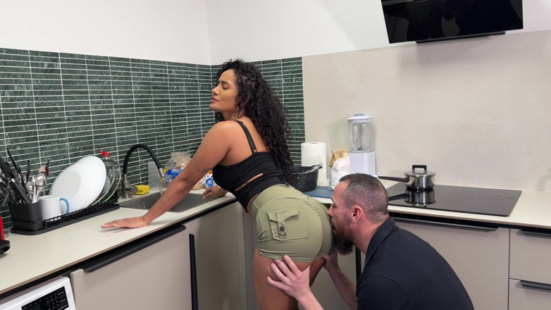 Hume Love: I Fuck My Girlfriend Against the Kitchen Counter While She...