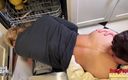 Hung Papi: Hung Papi Stuck in Dish Washer Fucked Raw