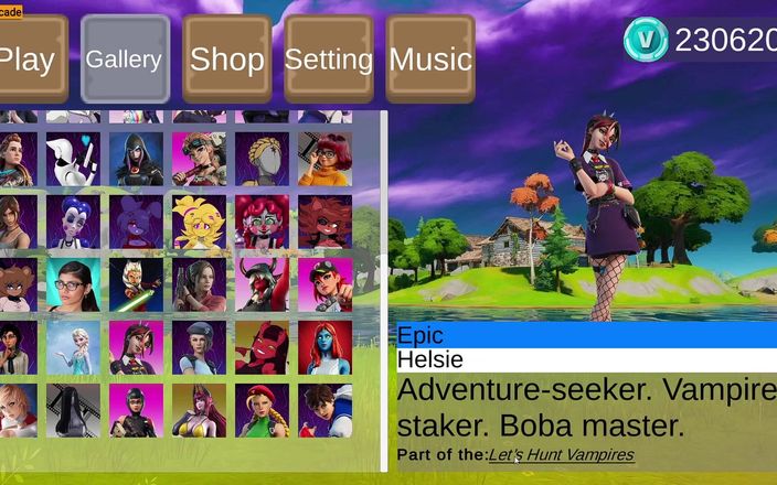 LewdArcade: Forthub Sex Scence Gallery Samling [del 11.1] Dallas parodi porr spel spel [18+]