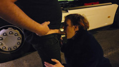 Sexymarghot: Scopo con un camionista in un'area di sosta dell'autostrada