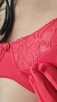 D Cup Red Lace Big Bra