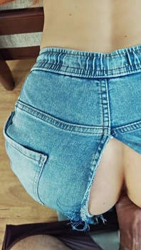 Stucking Stepsister POV Ripping Jeans