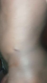 Enorme nero hardcore scava dietro culo cremoso ebano sottile