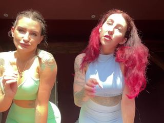 Adreena Winters: Me and Eslunalove look absolutely smoking in our super tight...
