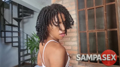 Ebony Trans Hadassa Vitoria in Her First Sex Scene thumbnail