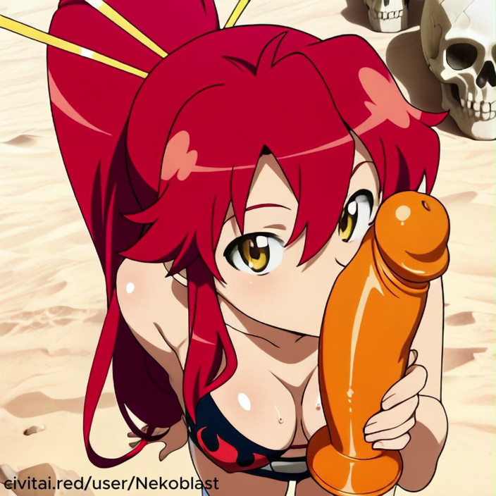 Nekoblastai: Yoko Littner Gurren Lagann Gangbang Ai