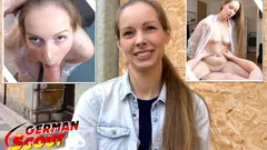 German Scout - Leg Shaking Orgasm Casting Sex for Finnish Girl Kinuski by Big Dick Agent