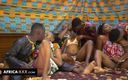 Africa-XXX: Orgie în Africa cu Lulu, Pretty și Lucie