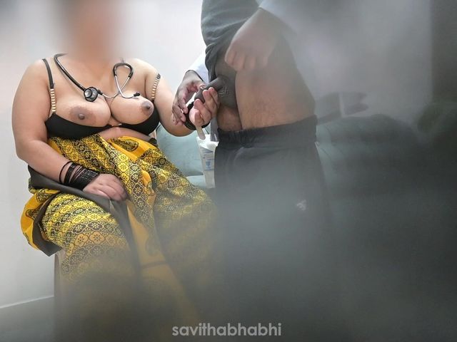 Doctor Misusing Poor Patient in Clinic (Savitha hot bhabhi)