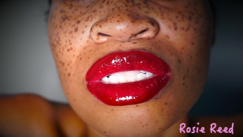 Rosie Reed: Merosakkan Orgasme Awak Untuk Bibir Merah Berkilat - Fetish Gincu Merah...