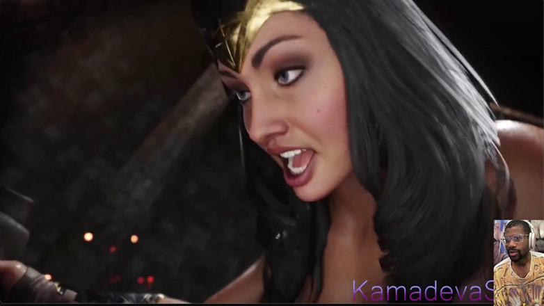 L6RD7BLU3 FUTA: Thicc met sperma gevulde futa schiet overal sperma, wonder woman...