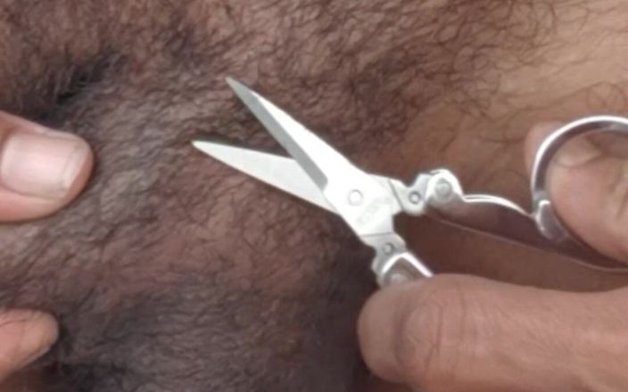 Che: Haar snijden zwarte grote pik staande wark