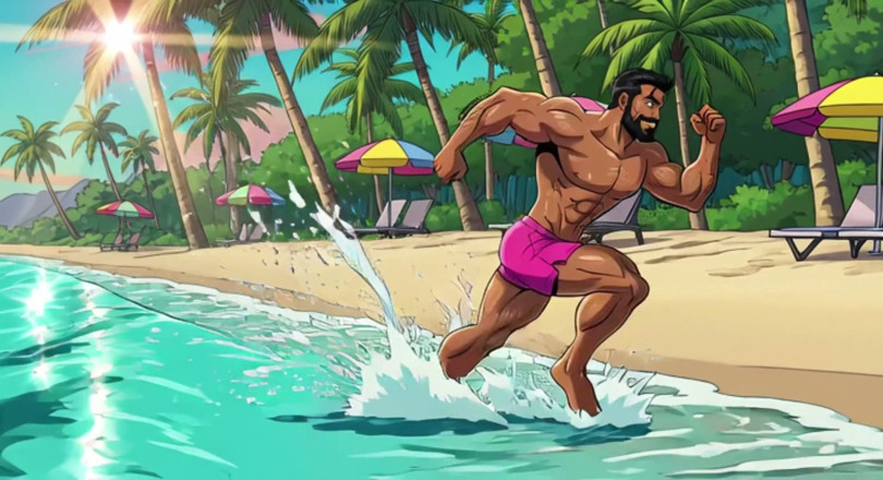 Erotic Man: Muscle Beach