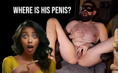 Küçük penis ve büyük dildo