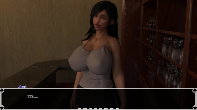 Dirty GamesXxX: Syurga gelap Tifa:cuckold itu mencium teman wanitanya semasa lembu jantan...