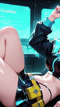Cyber Awakening: the Blonde Warrior's Secret!
