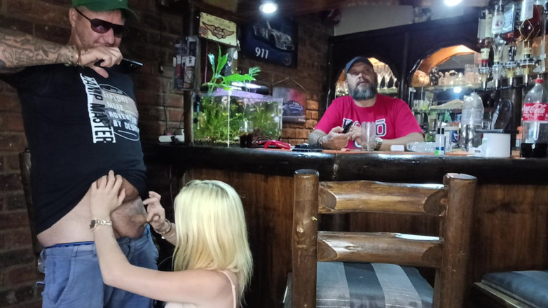 Bigjoefuckalott: Blonde Asian Girl Eating My Dick